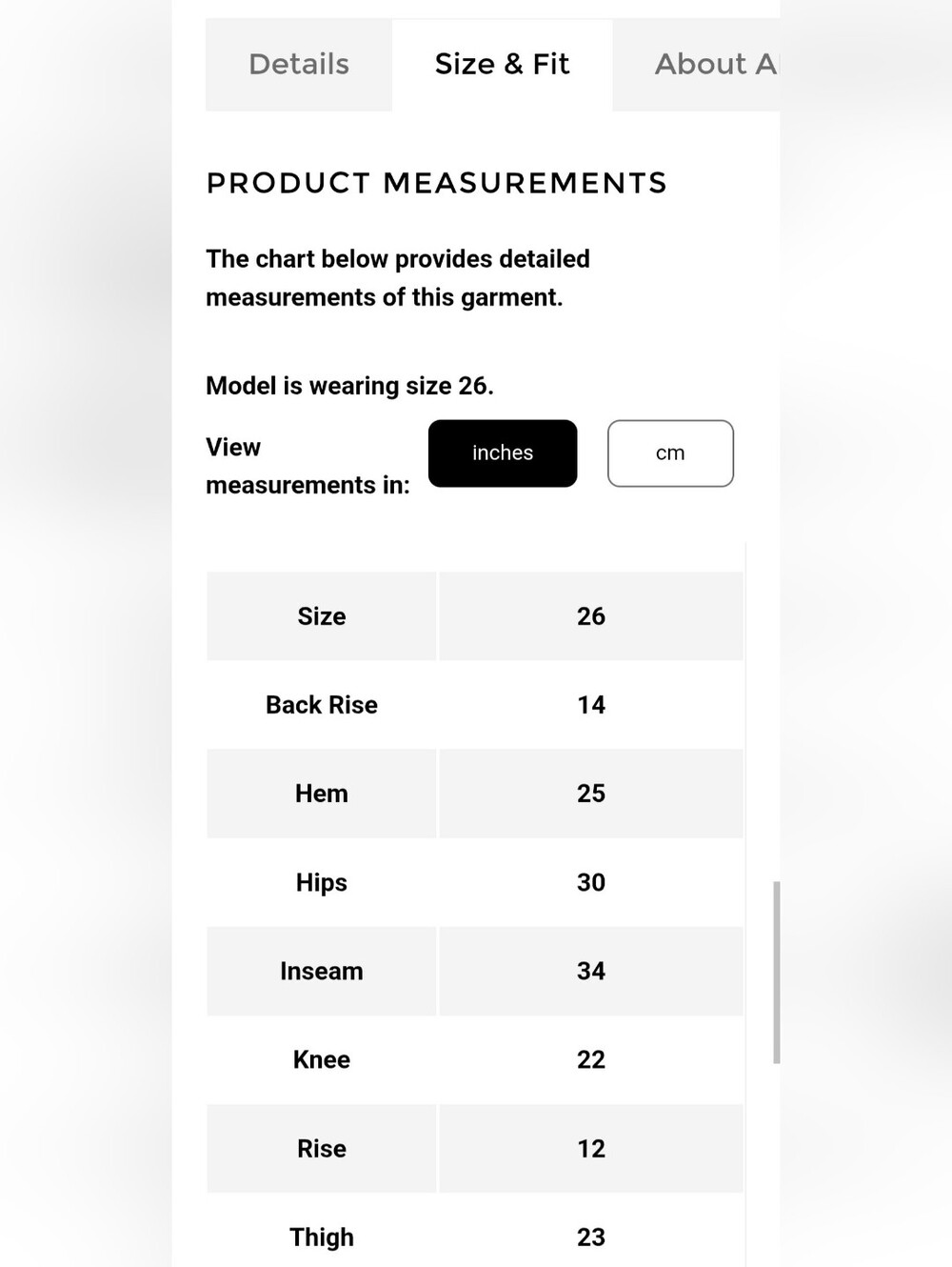 AREA Rope Cutout Jeans with Gold Flower Buckle - Picture 7 of 7
